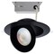 Satco 15W LED Gimbaled Downlight 6 in. - RGB & Tunable White - Round Starfish IOT - Black 1200L 120-277V S11296 - alternate 1